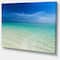 Designart - Turquoise Ocean Under Blue Sky - Modern Seascape Canvas Artwork